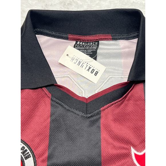 NARUTO SHIPPUDEN AKATSUKI SOCCER JERSEY LEAF VILLAGE SHIRT - Picture 3 of 7